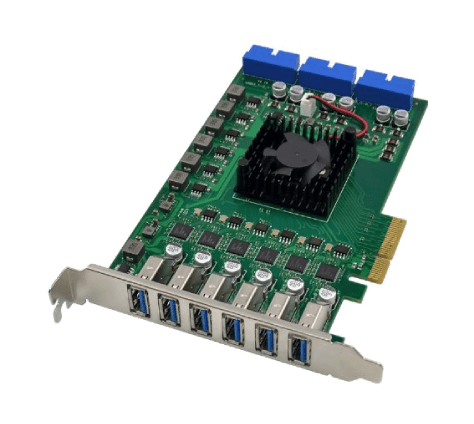 ST669 PCIe x 4 D720202 12 - Port USB 3.0